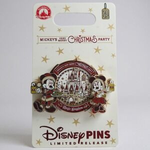 NWT (New) - Disney Mickey's Very‎ Merry Christmas Party Pin - Limited Release